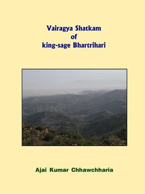cover image of Vairagya Shatkam of king-sage Bhartrihari